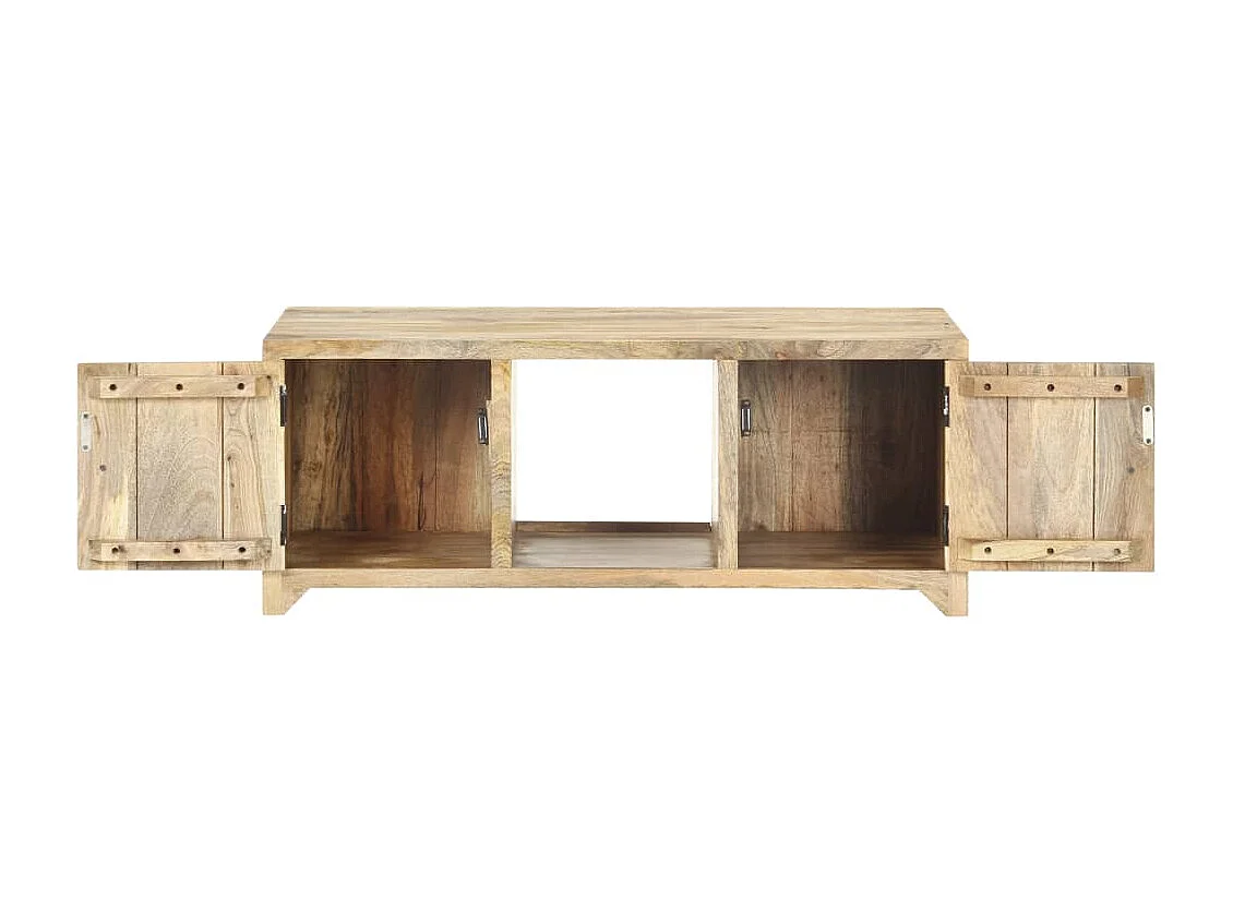 Table basse 90x50x35 cm Bois solide de manguier