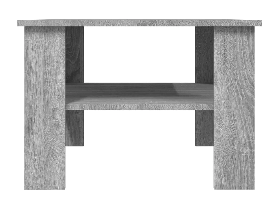 Table basse Sonoma gris 60x60x42 cm Bois d'ingénierie