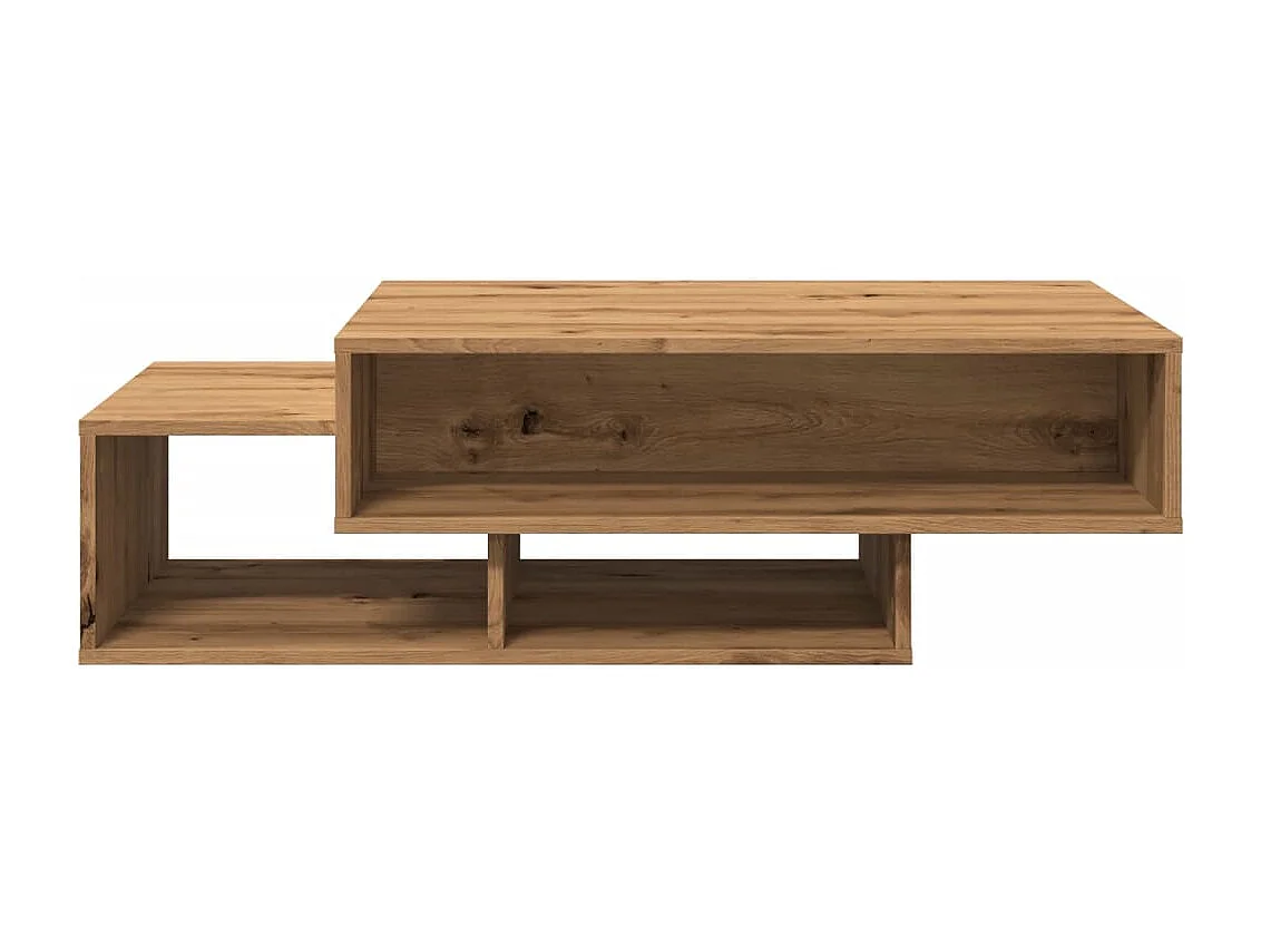 Mesa de centro 105x55x32 cm deriv. madeira carvalho artisiano