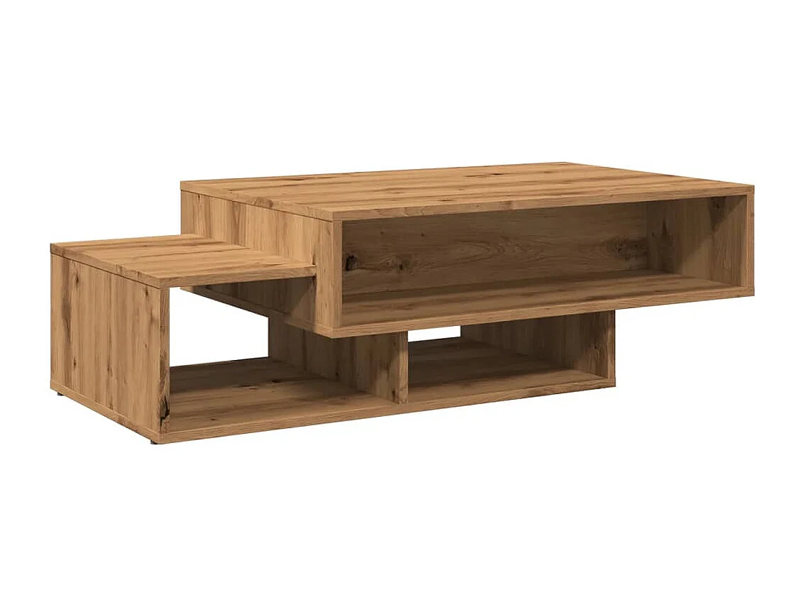 Mesa de centro 105x55x32 cm deriv. madeira carvalho artisiano