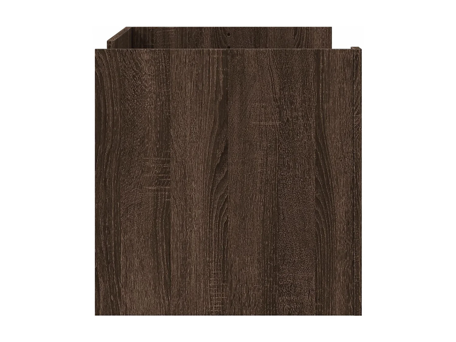 Mesa de centro madera de ingeniería marrón roble 100x50x50 cm