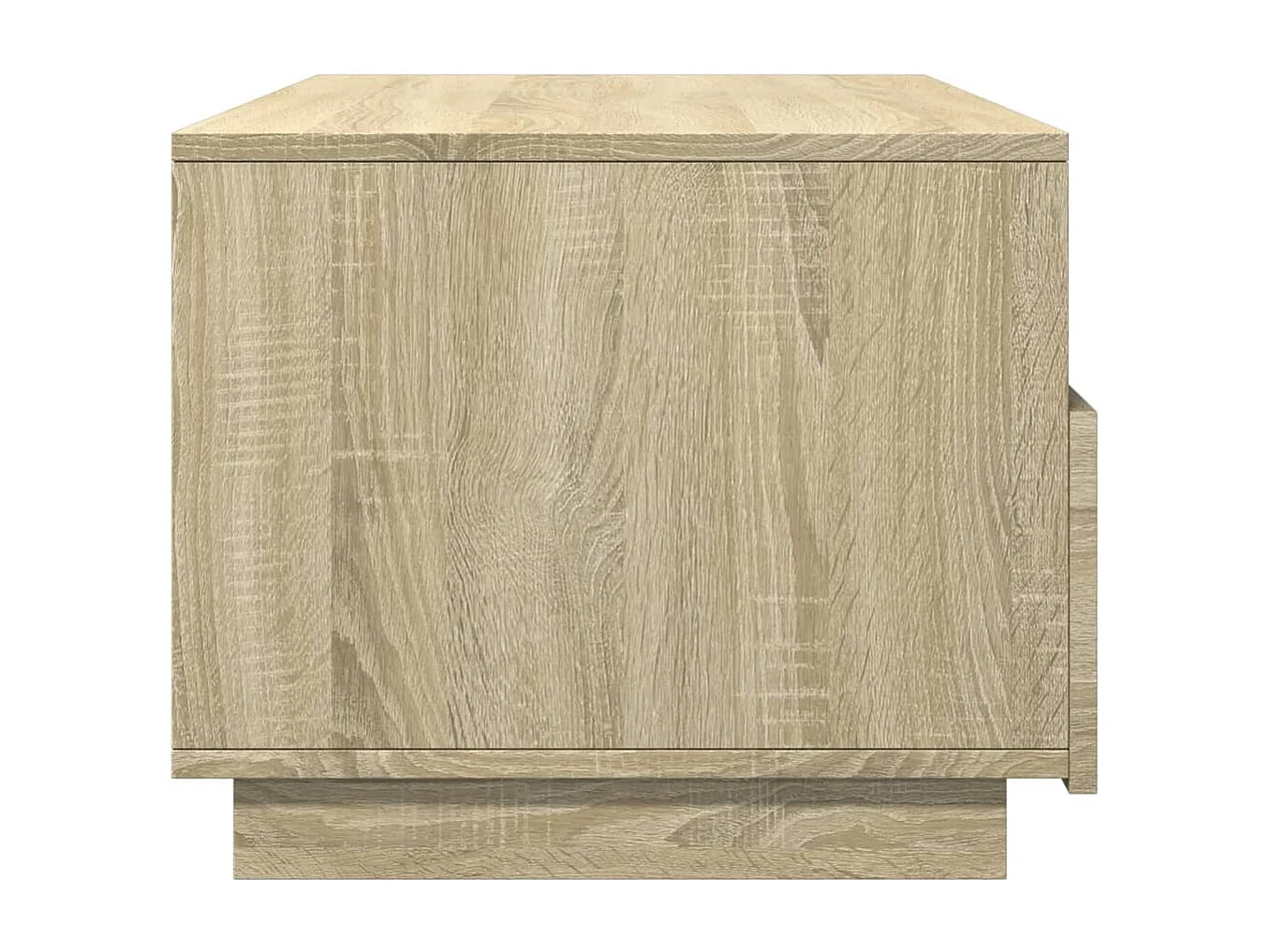 Table basse avec lumières LED chêne sonoma 90x49x40 cm