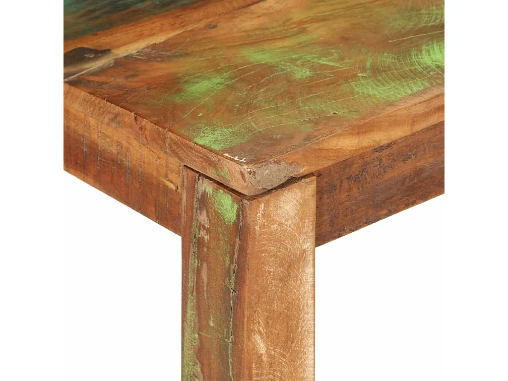 Table basse 100x55x40 cm bois de récupération massif