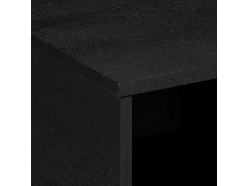 Mesa de centro 80x50x40 cm derivados de madeira preto