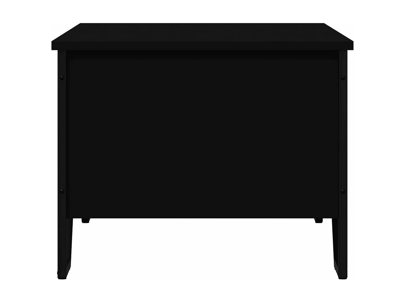 Table basse noir 100x51x40 cm bois d'ingénierie