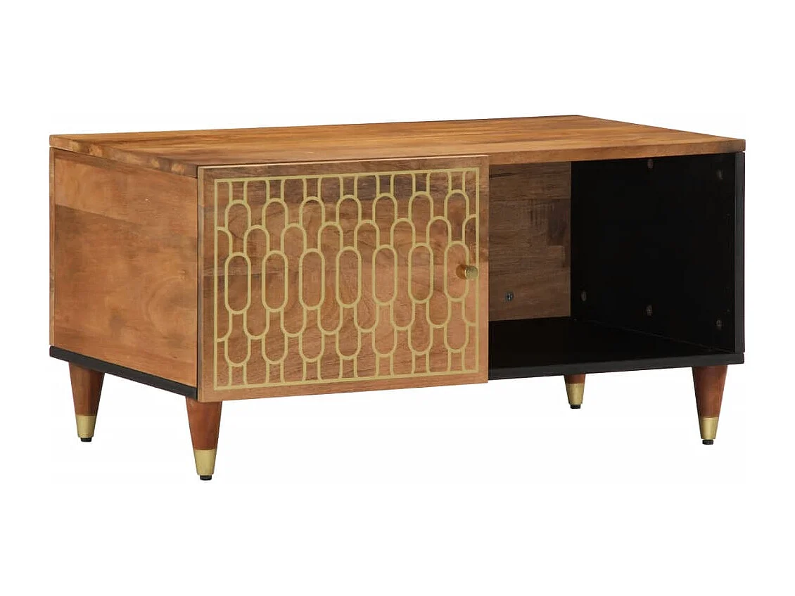 Table basse 80x50x40 cm bois de manguier massif