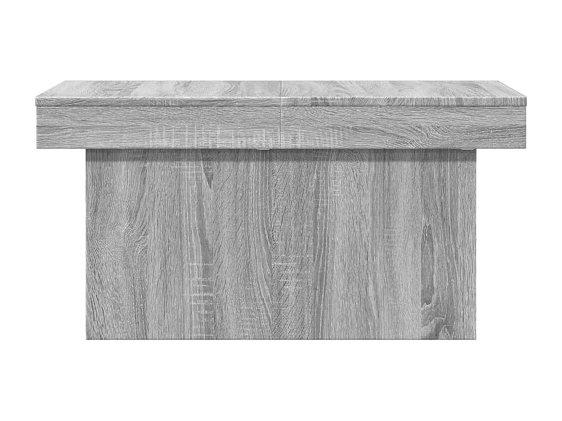 Salontafel 80x55x40 cm bewerkt hout grijs sonoma eikenkleurig