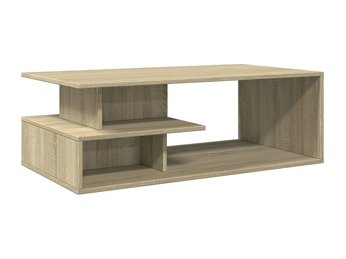 Mesa de centro 102x55x35 madeira processada carvalho sonoma