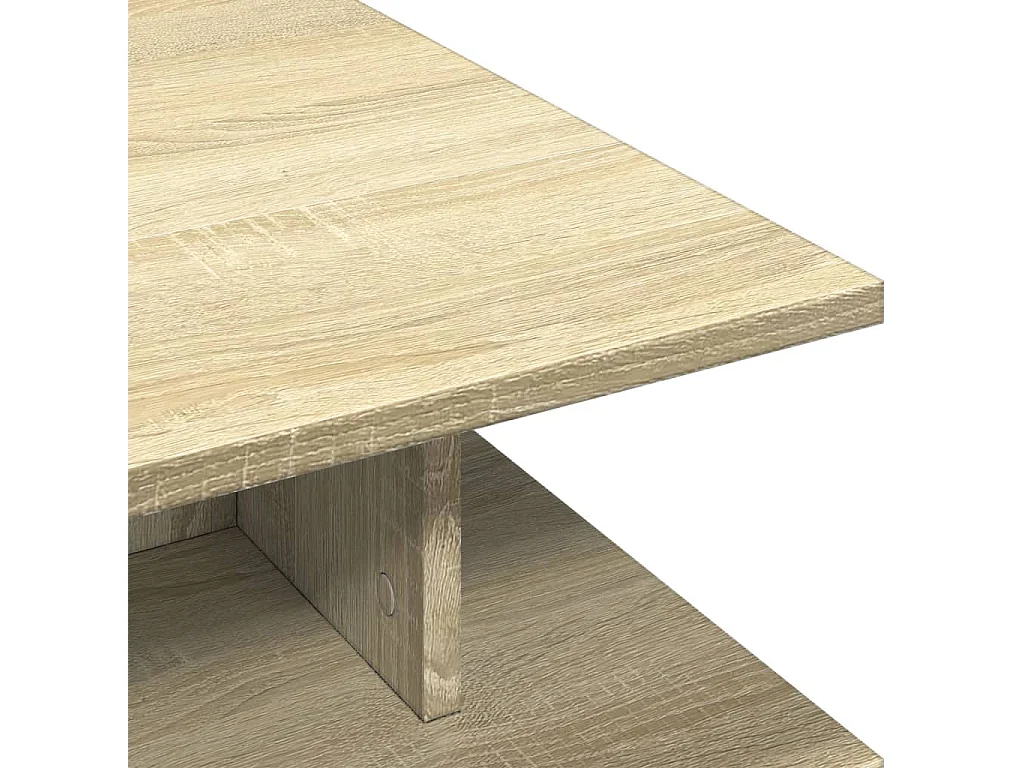 Mesa de centro 102x55x35 madeira processada carvalho sonoma