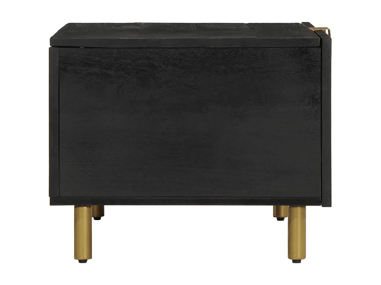 Table basse Noir 80x50x40 cm Bois d'ingénierie