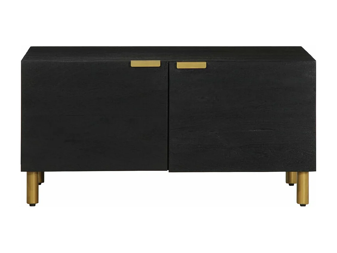 Mesa de centro 80x50x40 cm derivados de madeira preto