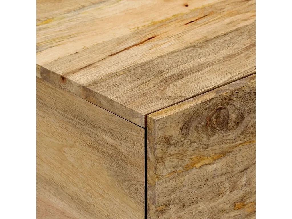 Table basse 80x50x40 cm bois de manguier massif