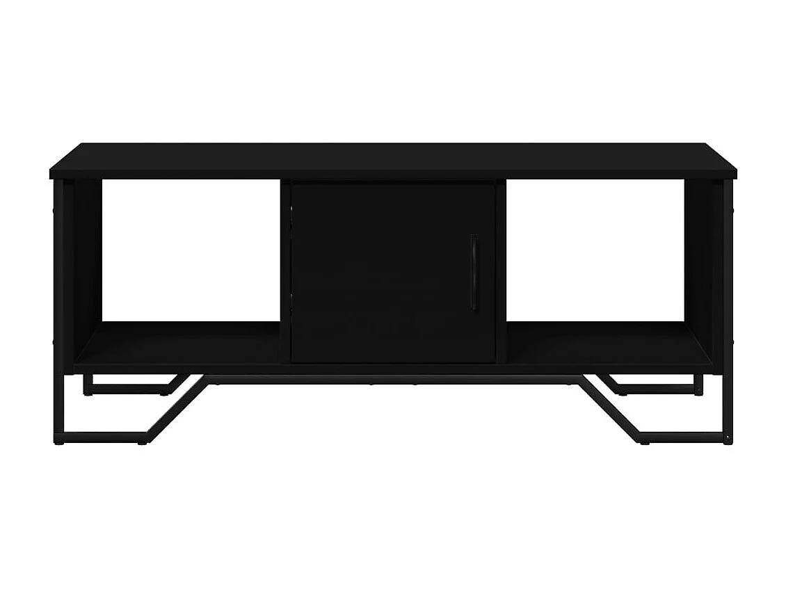 Salontafel 100x51x40 cm bewerkt hout zwart