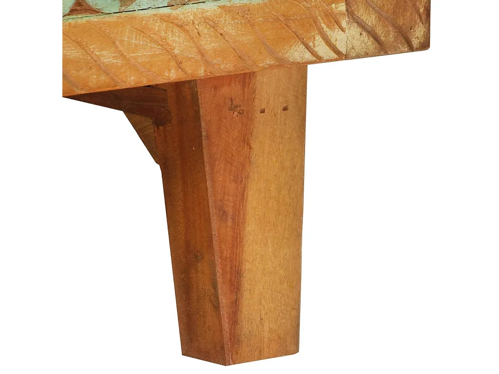 Buffet sculpté à la main 55x30x75 cm bois massif récupération