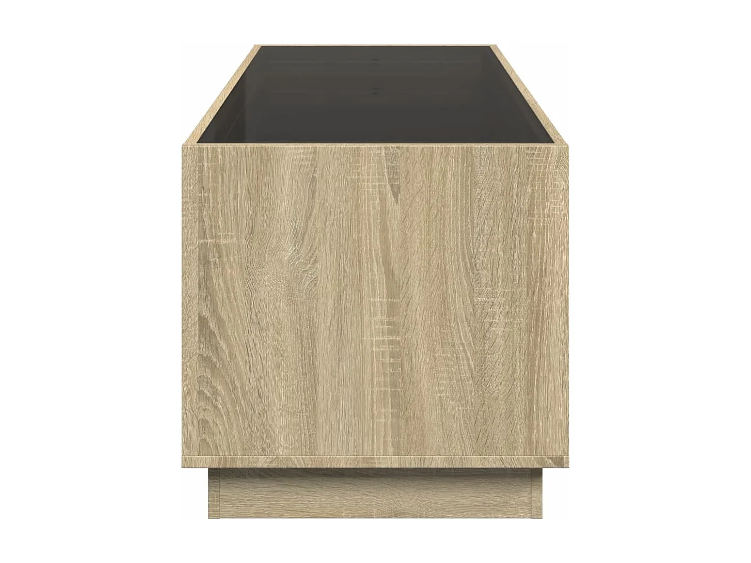 Salontafel met Infinity LED 90x50x50 cm sonoma eikenkleurig