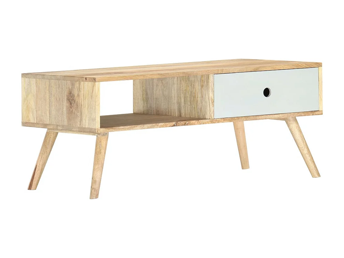 Table basse 90x50x40 cm Bois de manguier massif
