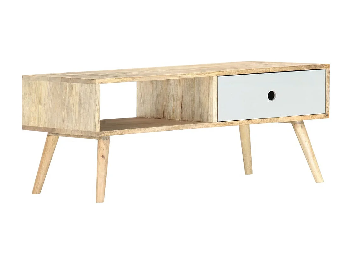 Table basse 90x50x40 cm Bois de manguier massif