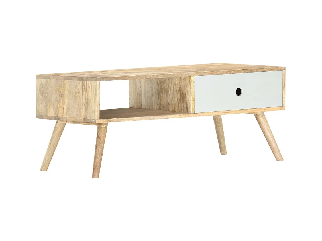 Salontafel 90x50x40 cm massief mangohout