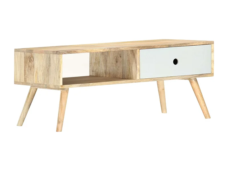 Table basse 90x50x40 cm Bois de manguier massif