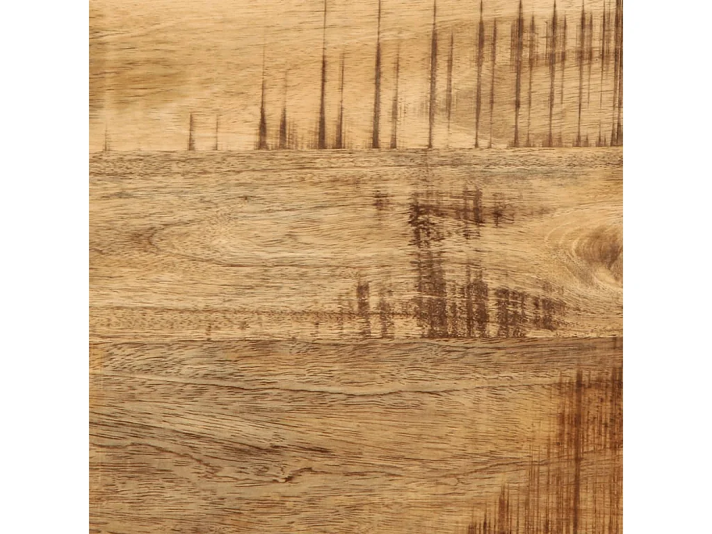Mesa de centro 80x51x40 cm madeira de mangueira áspera maciça