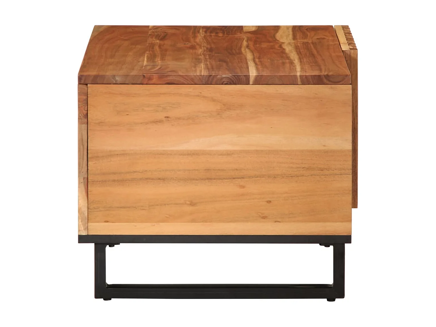 Mesa de centro 80x51x40 cm madeira de acácia maciça