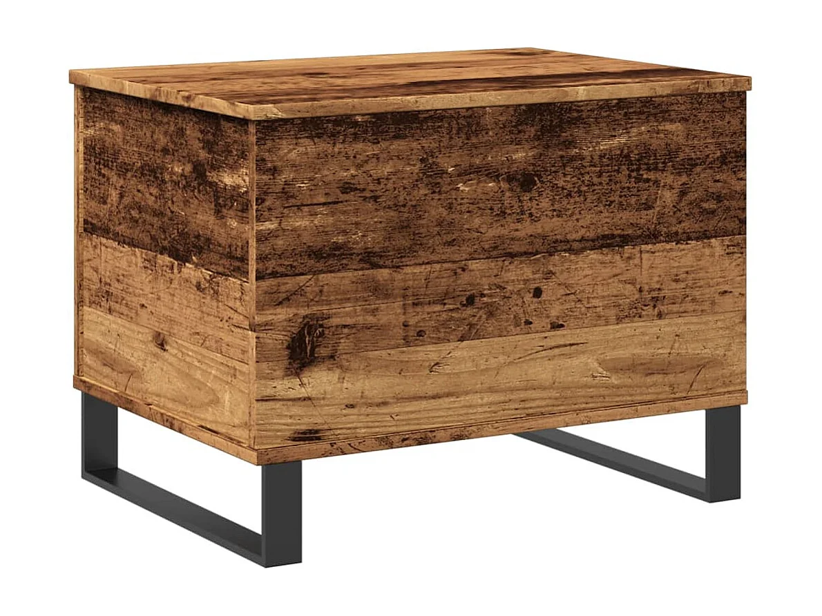 Table basse vieux bois 60x44,5x45 cm bois d'ingénierie