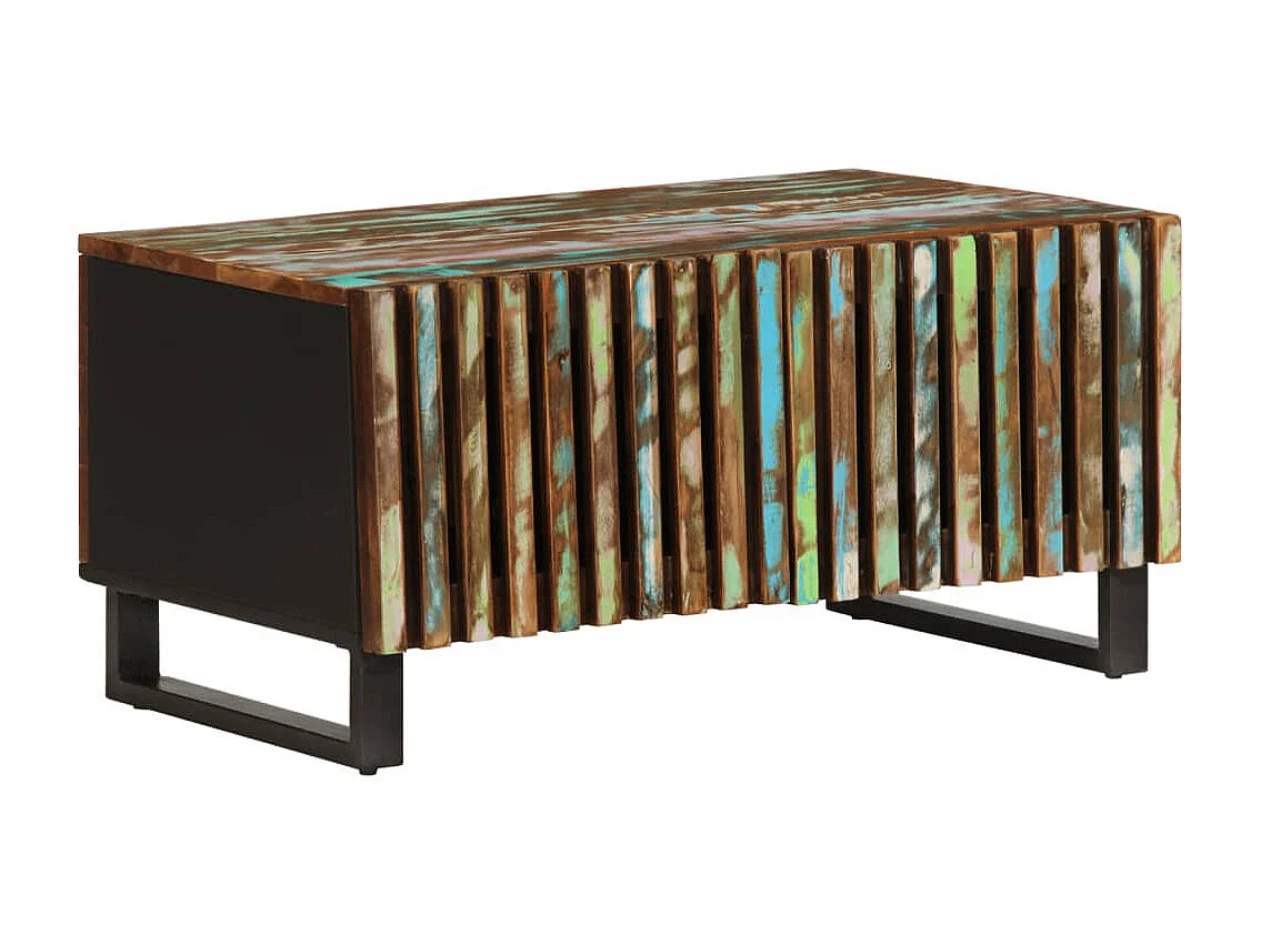 Table basse 80x51x40 cm bois massif d'acacia