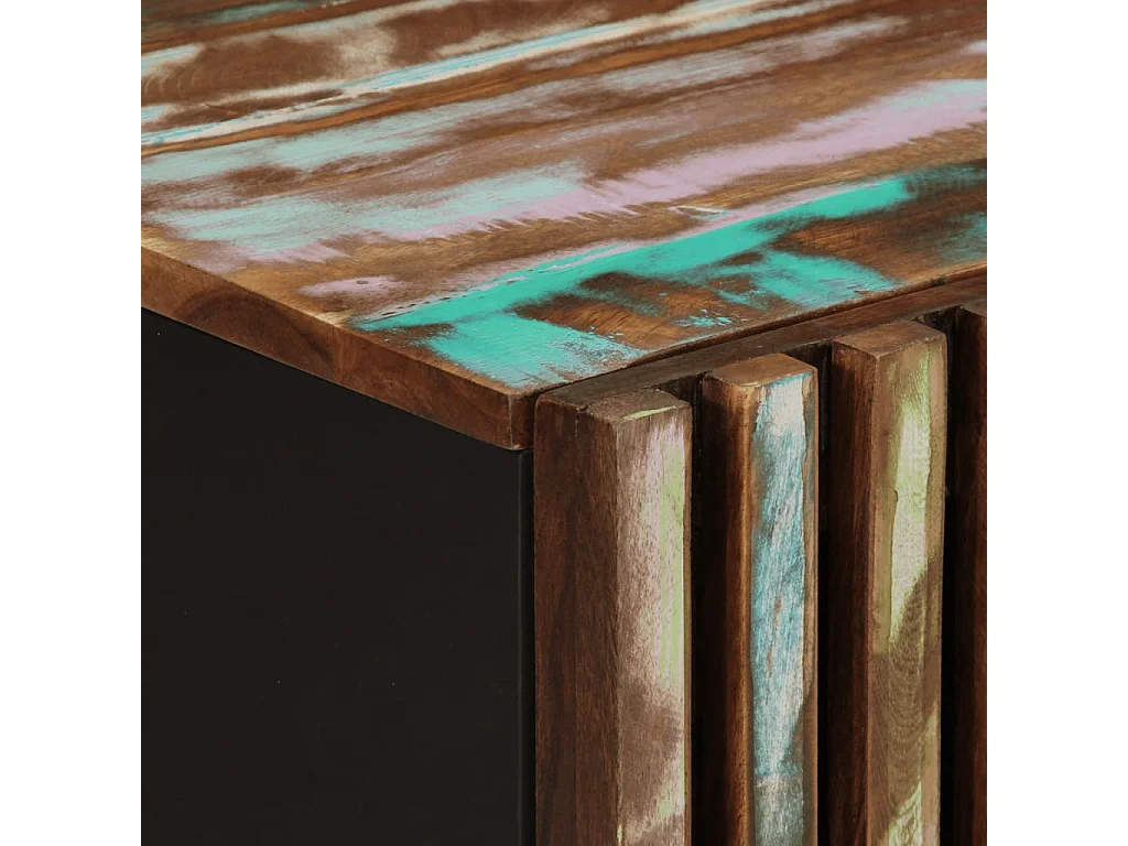 Table basse 80x51x40 cm bois massif d'acacia