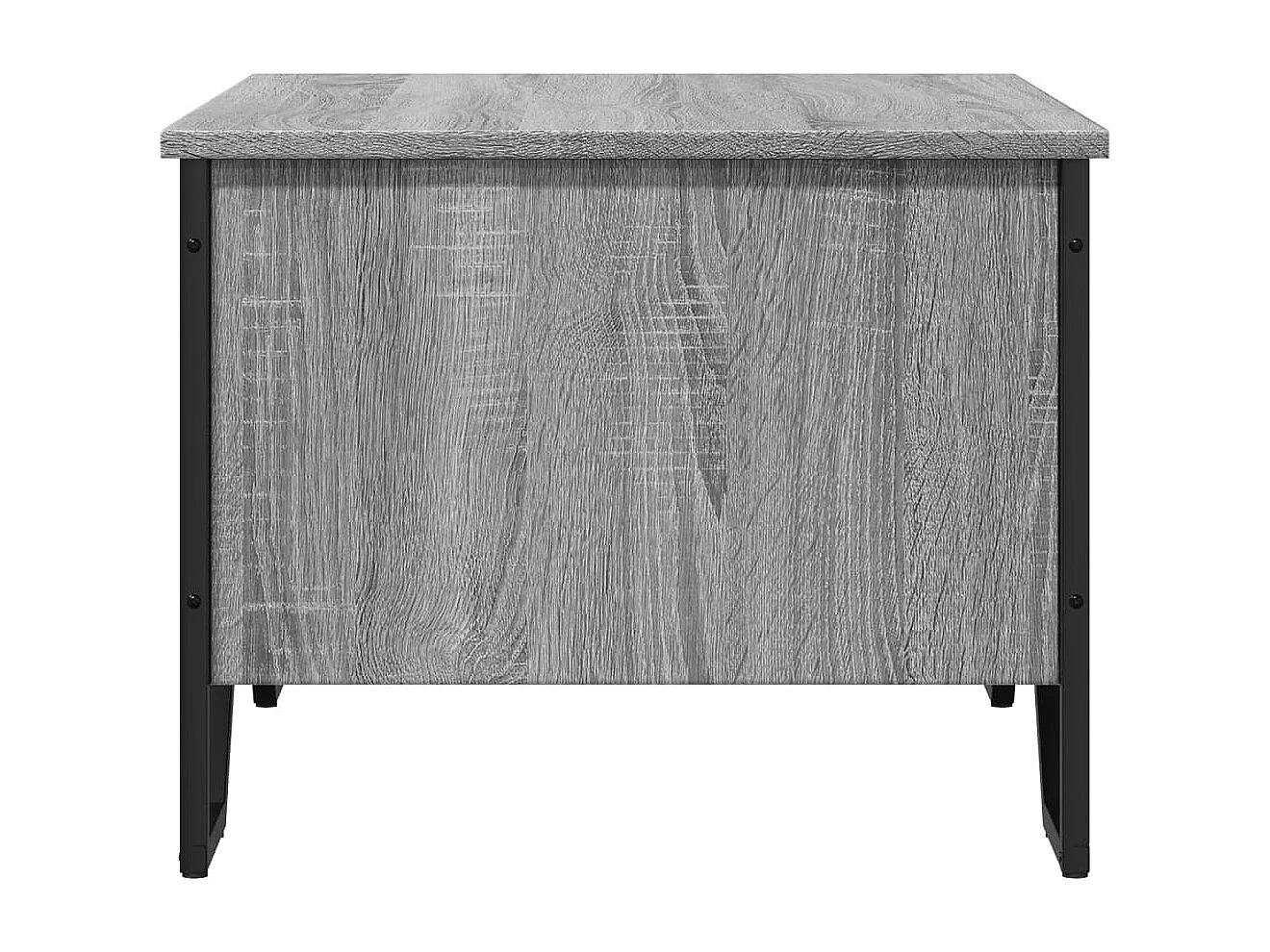 Mesa de centro 75x51x40 cm derivados de madeira cinzento sonoma