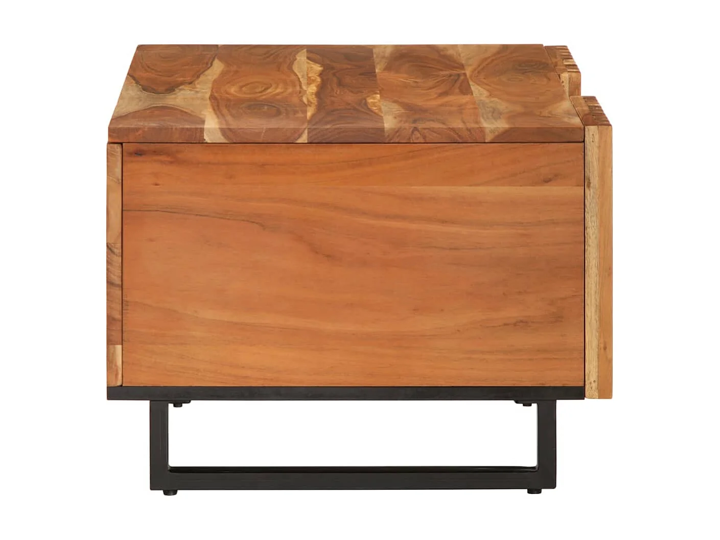 Mesa de centro 100x55x40 cm madeira de acácia maciça