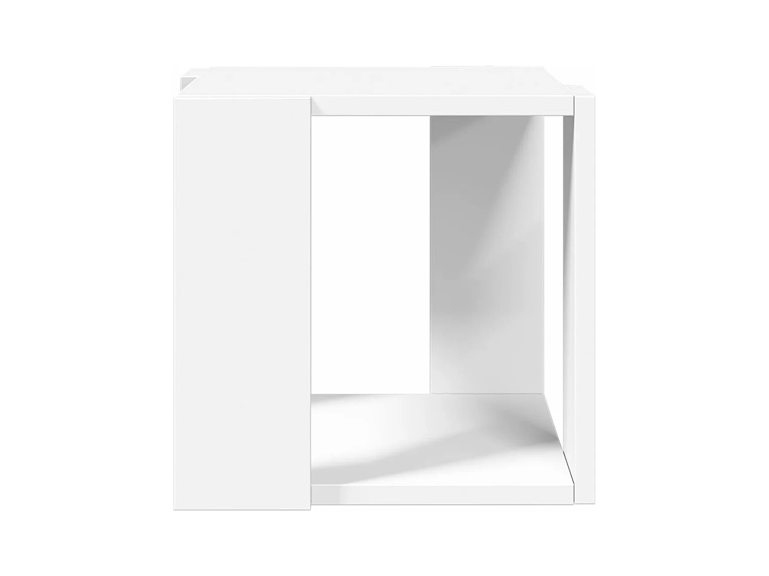 Mesa de centro 32x32x30 cm derivados de madeira branco