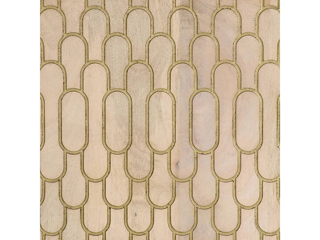 Mesa de centro de madera maciza mango 100x54x40 cm