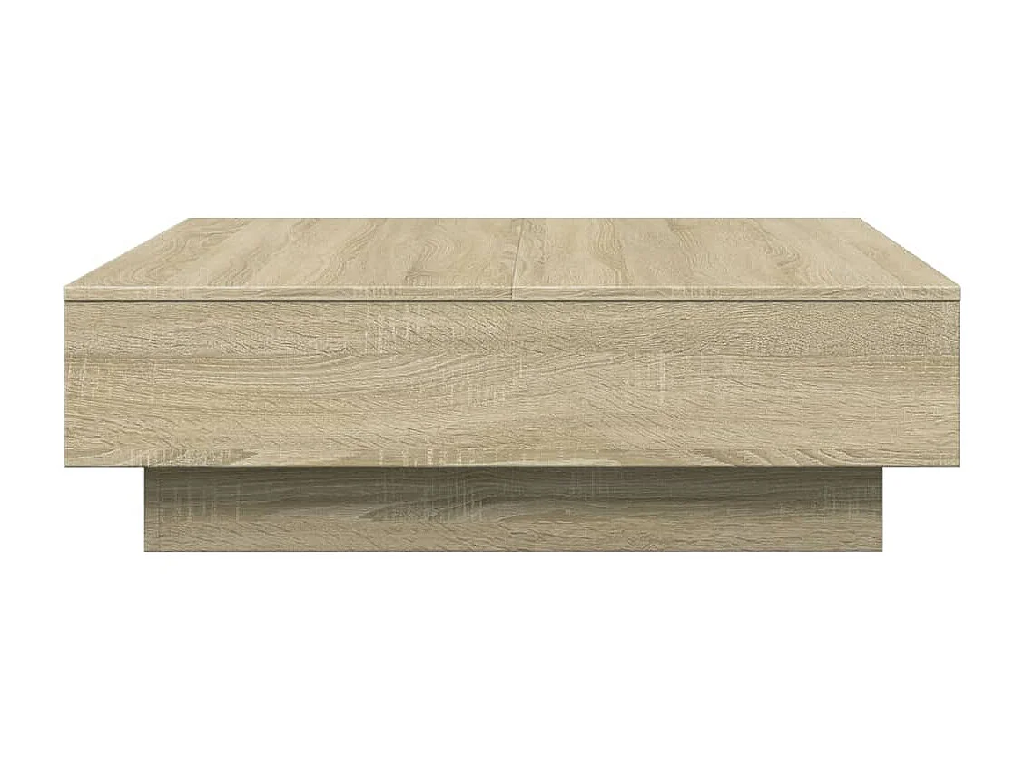 Table basse Chêne sonoma 90x90x28 cm Aggloméré