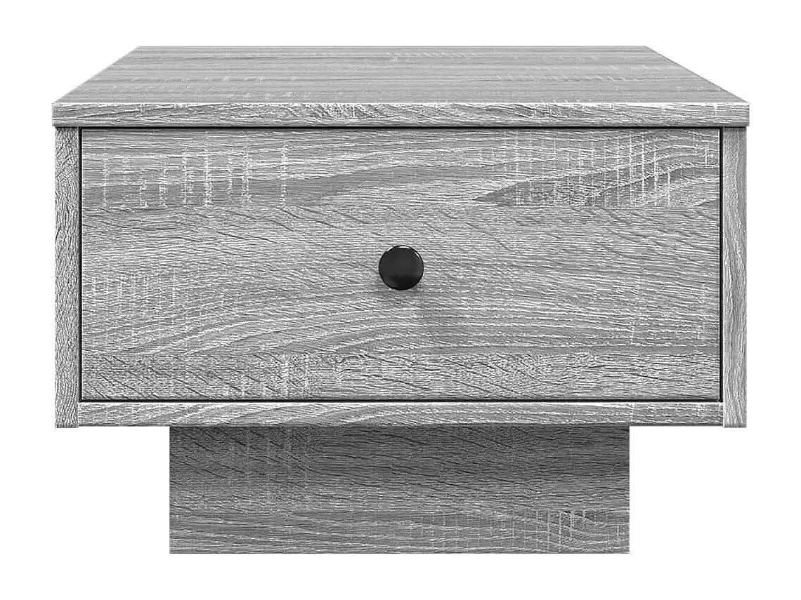 Table basse sonoma gris 60x45x31 cm bois d'ingénierie