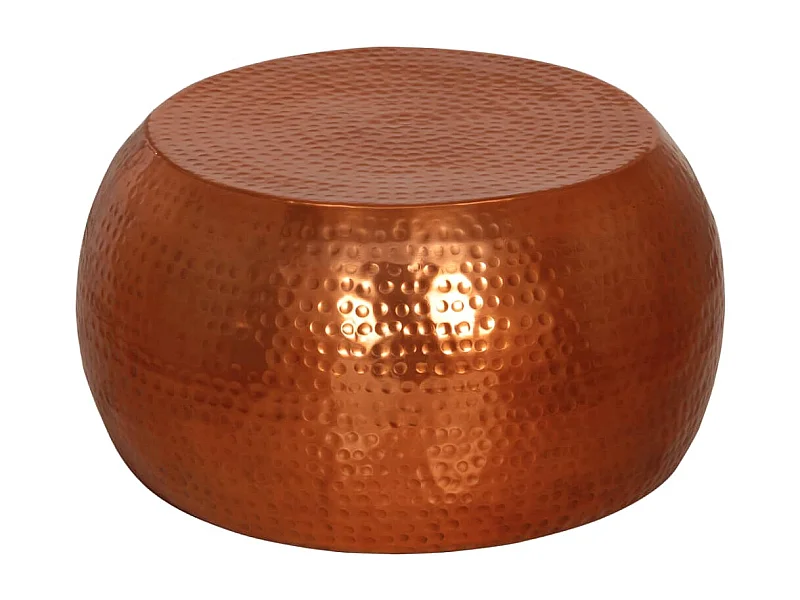 Table basse laiton Ø55x28 cm aluminium