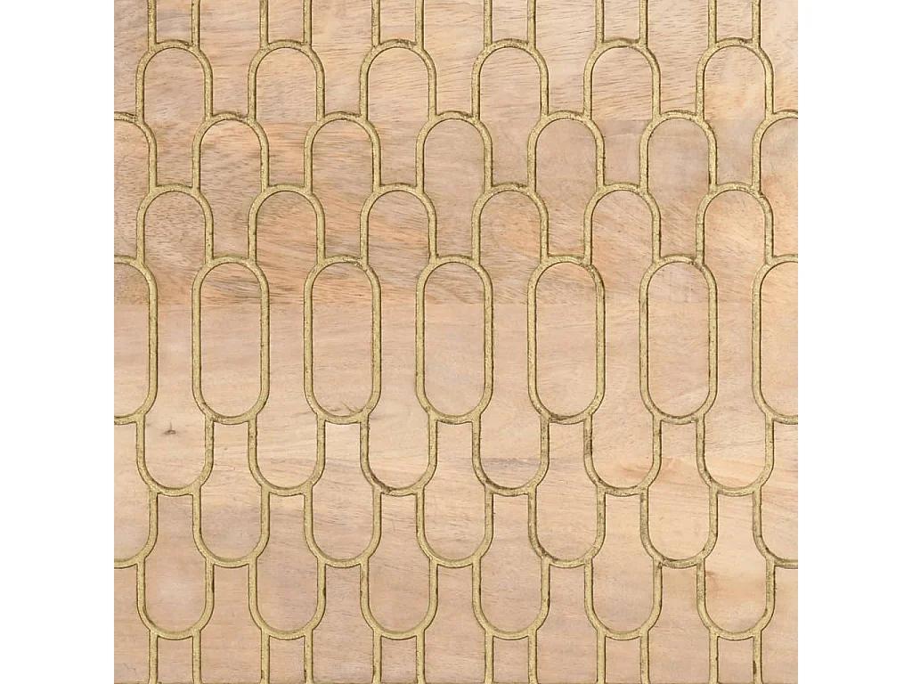 Table basse 80x54x40 cm bois de manguier massif