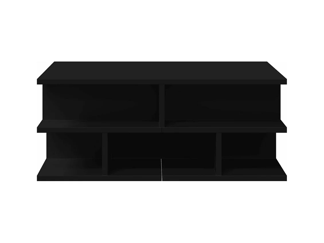 Mesa de centro 70x70x29 cm madeira processada preto