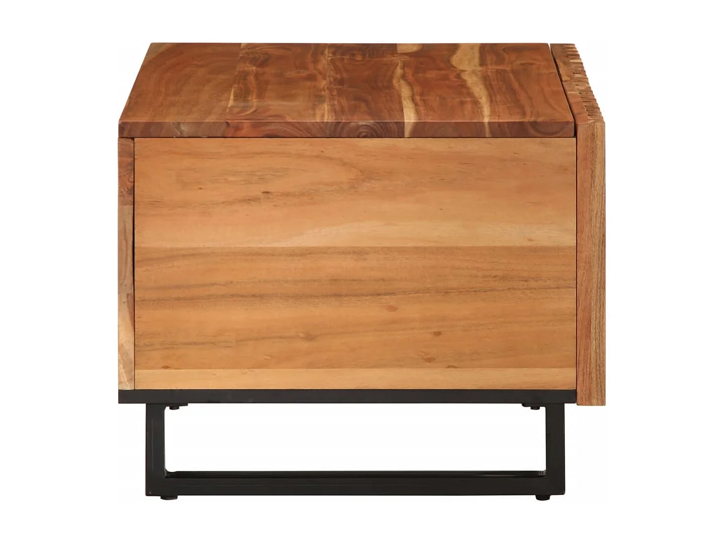 Table basse 80x51x40 cm bois massif d'acacia