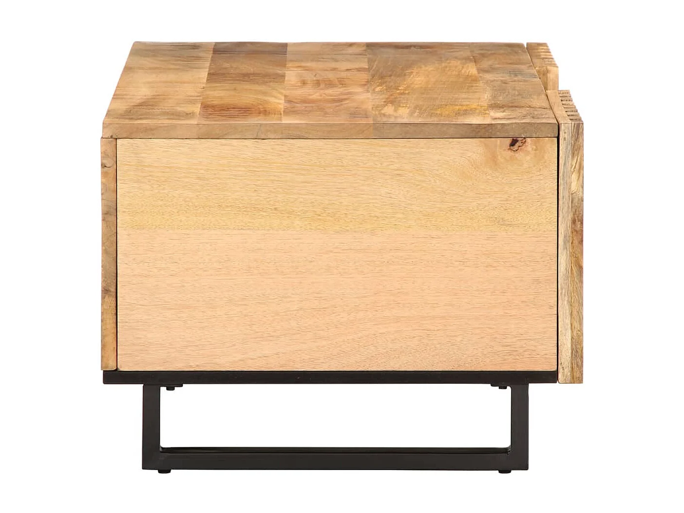 Table basse 100x55x40 cm bois de manguier massif brut