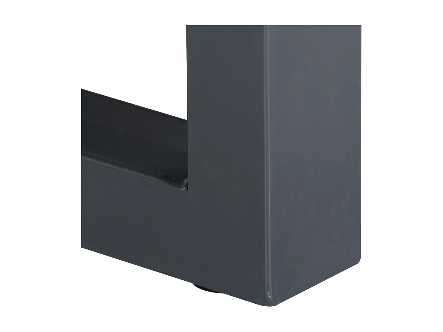 Table basse avec bord naturel Gris 60x60x40 cm Bois d'acacia