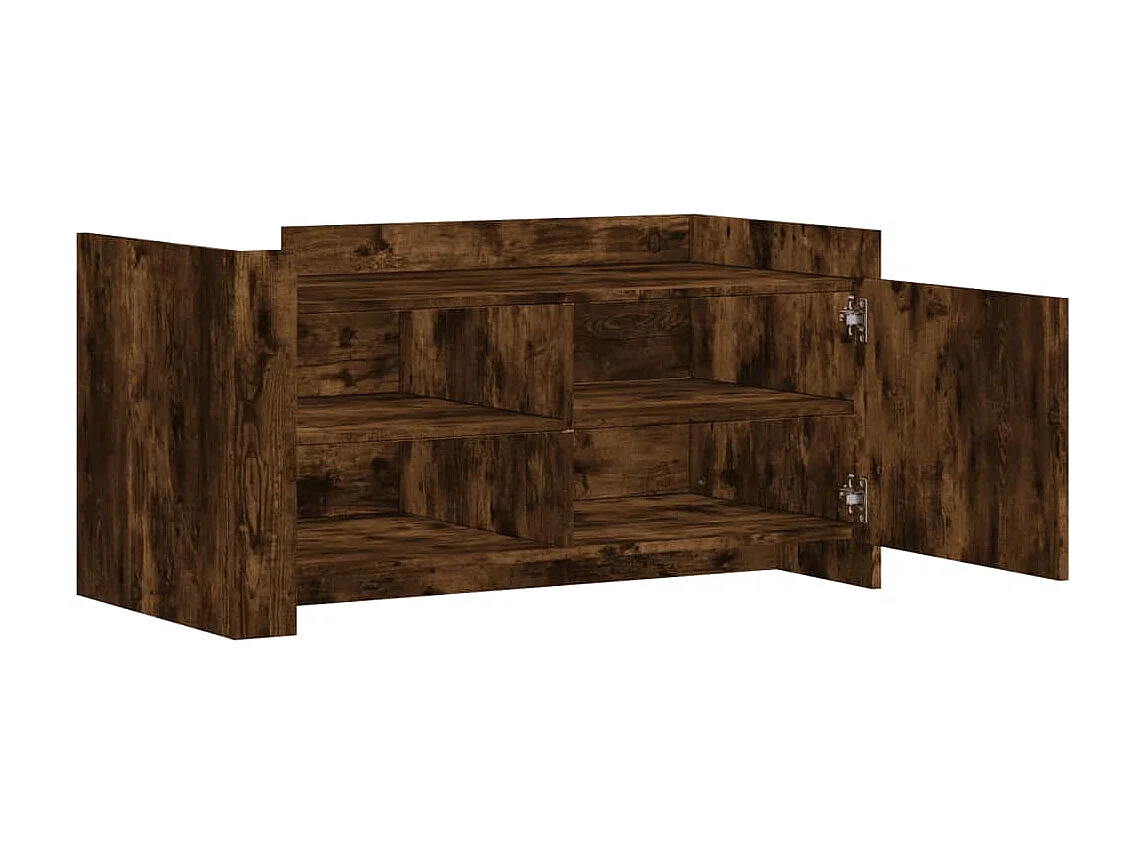 Mesa de centro 100x50x50cm derivados de madeira carvalho fumado