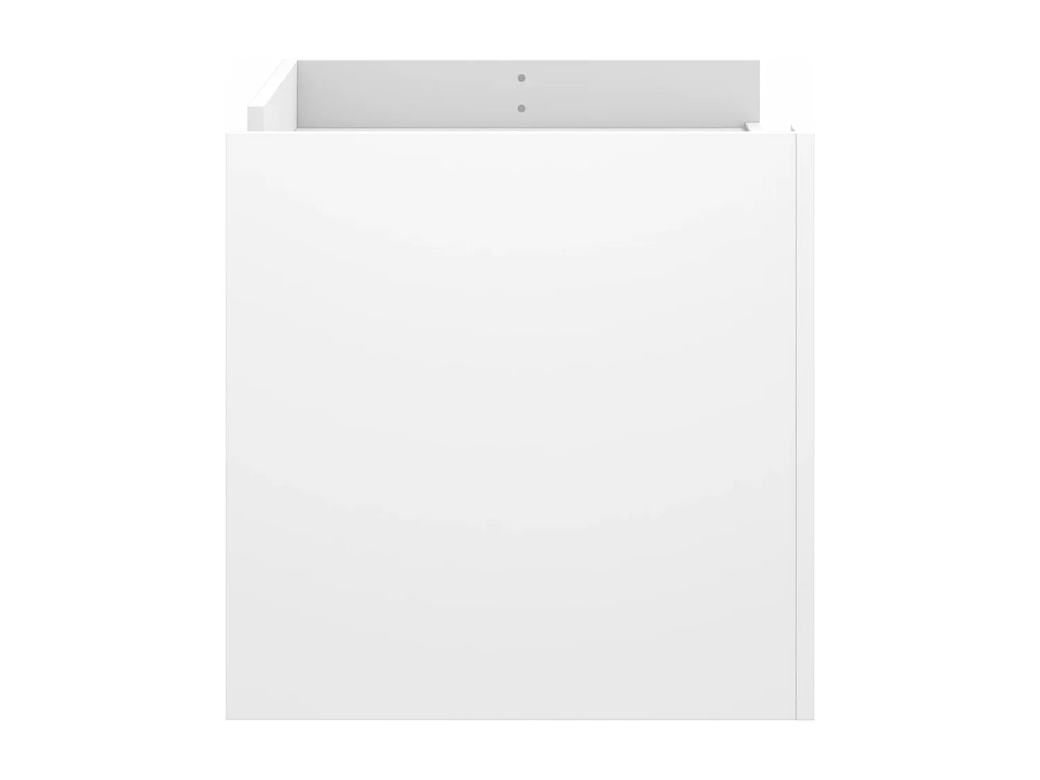 Table basse blanc 100x50x50 cm bois d'ingénierie