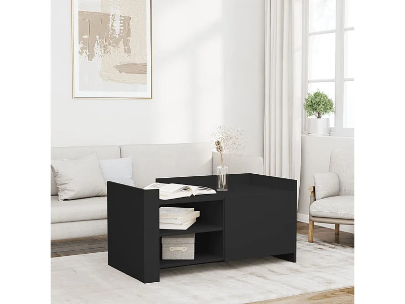 Mesa de centro 100x50x50 cm derivados de madeira preto