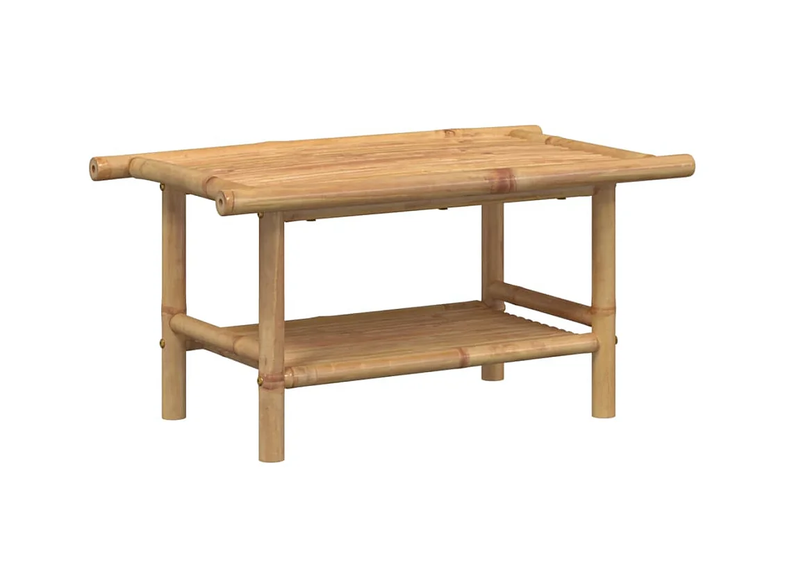 Table basse 70x40x35 cm bambou