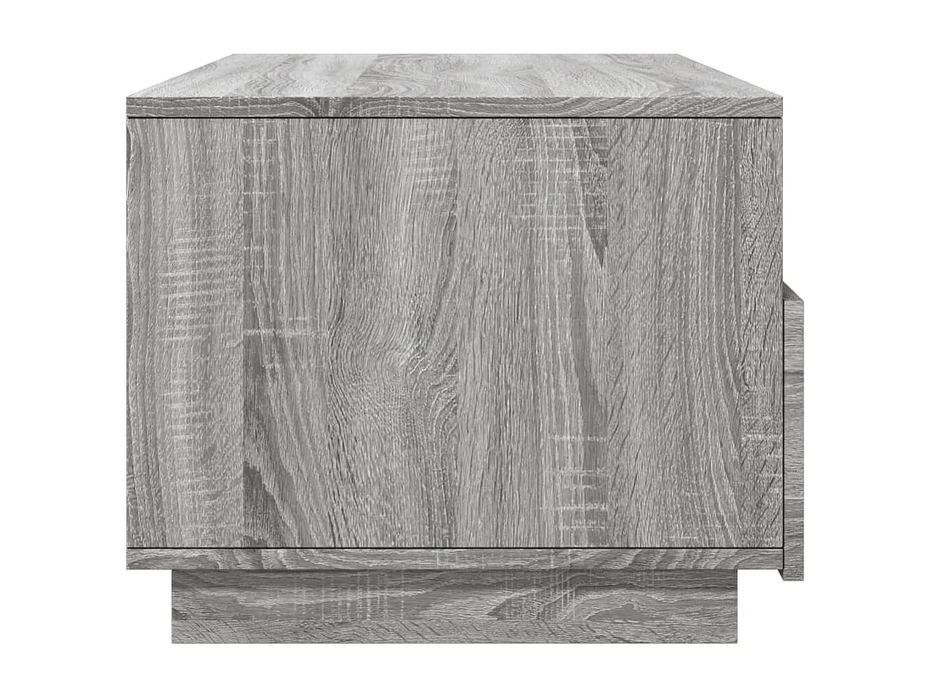 Table basse avec lumières LED sonoma gris 90x49x40 cm