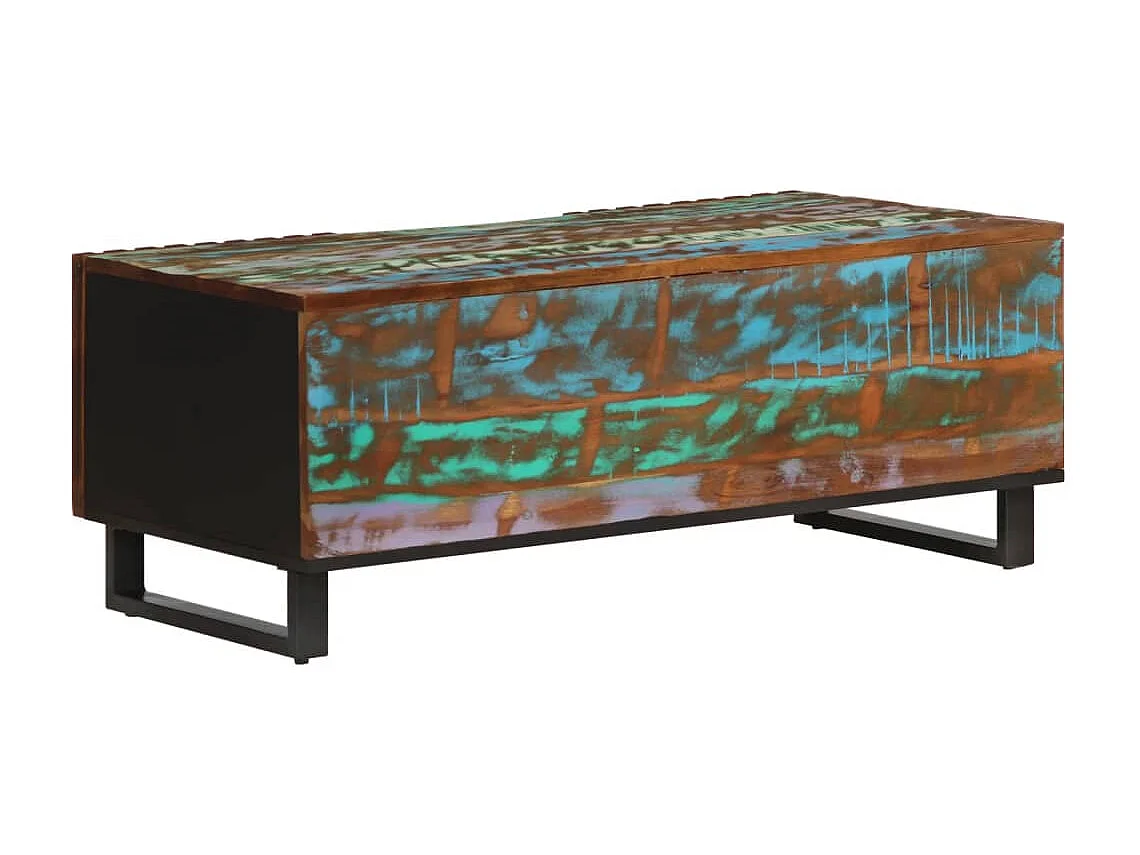 Table basse 100x55x40 cm bois massif d'acacia