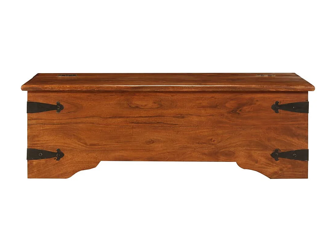 Mesa de centro acácia maciça c/ acabamento a mel 110x55x35 cm