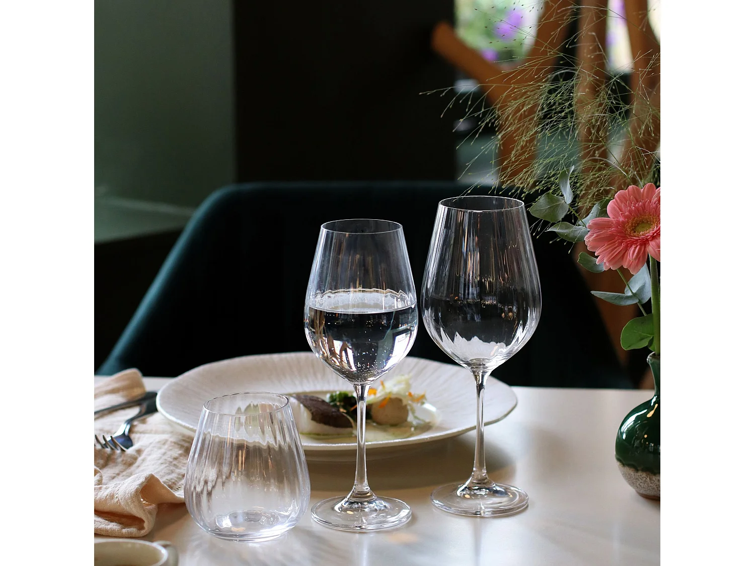 Ogo Living - Boite De 6 Verres à Pied Astral 40cl En Cristallin