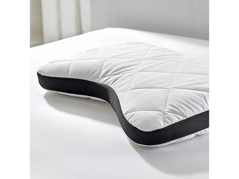 Viskoelastisches antiallergisches Schulterkissen mit doppeltem Bezug