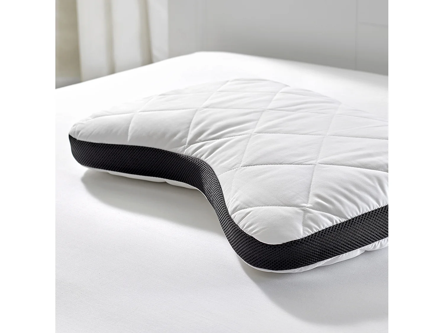 Cuscino spalla anallergico in viscoelastico con doppia fodera